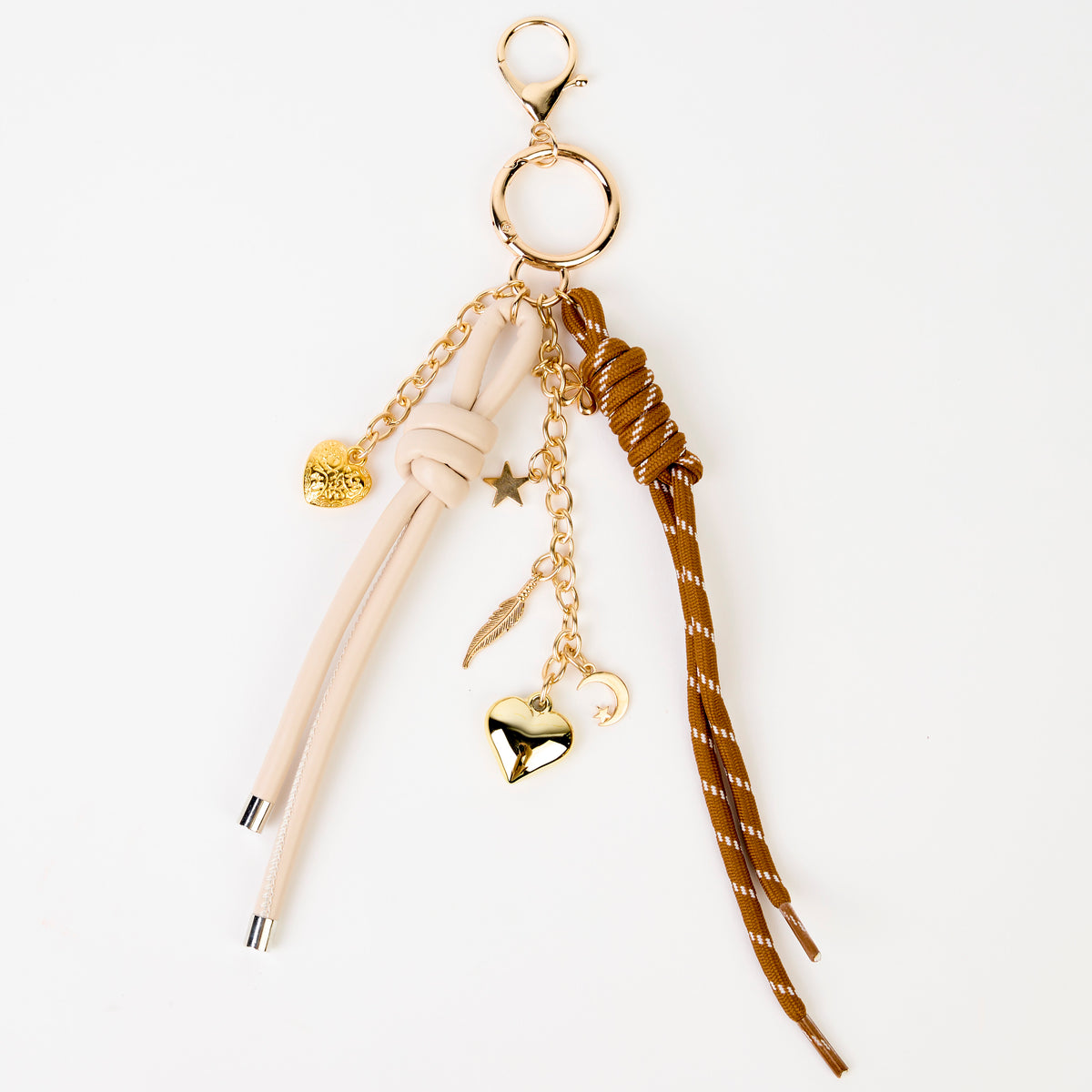Sterella Key Chain Keychain Rope and Heart - Gold – Stella+Gemma-AU
