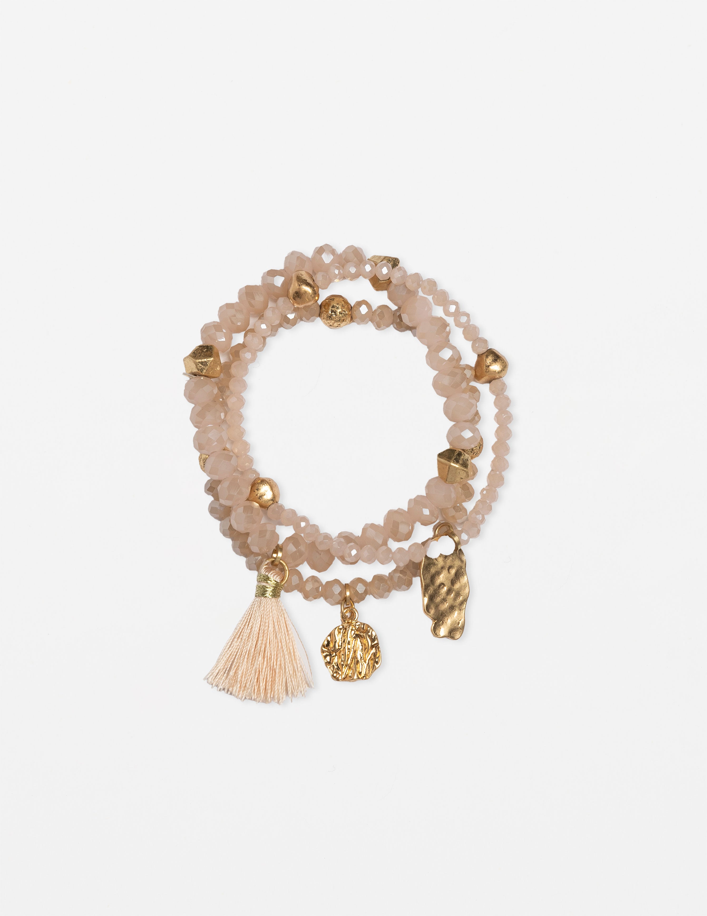 Set of Rose Quartz Bead Bracelet – Stella+Gemma-AU